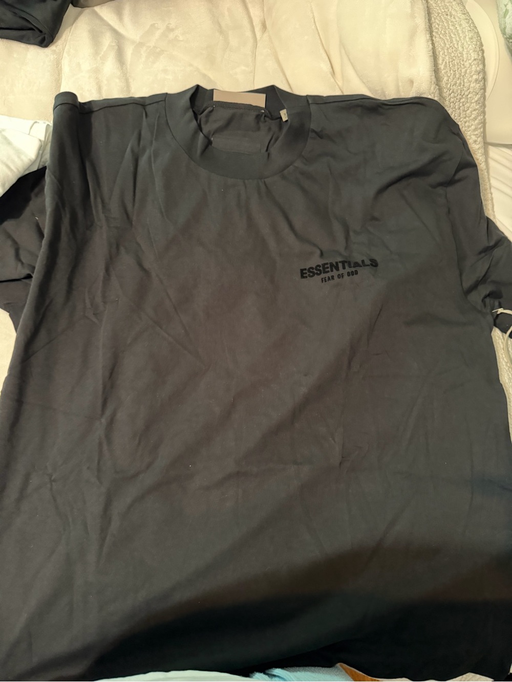 Essentials Men’s Black Short Sleeve Logo Tee